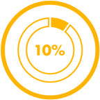 10 percent icon