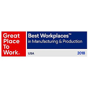 GPTW - Los mejores lugares de trabajo en fabricación y producción en 2018
