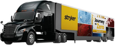 Stryker mobile trailer truck