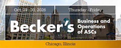 Becker's conference banner