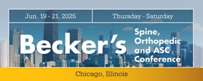 Becker's conference banner