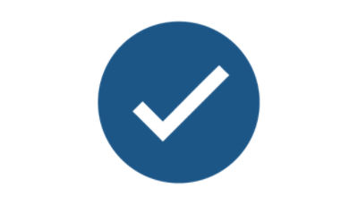 Blue checkmark-ext