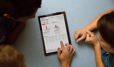 EMTs review resuscitation data using CODE-STAT data review software