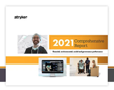 Stryker releases Comprehensive Report highlighting 2021 performance and progress against environmental, social and governance (ESG) commitments