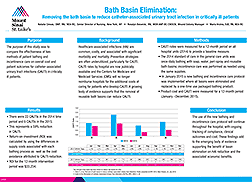 Bath Basin Elimination: Removing the bath basin to reduce catheter-associated urinary tract infection in critically ill patients