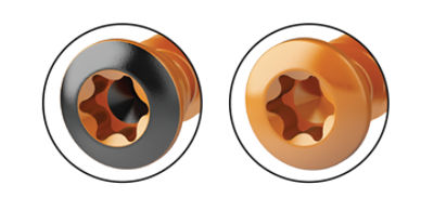 Locking and unlocking screws