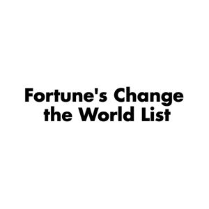 Lista &quot;Change the World&quot; da Fortune