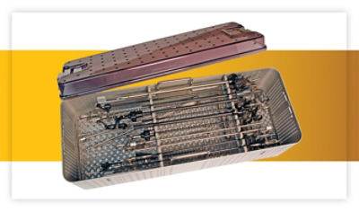 Laparoscopic instrument trays