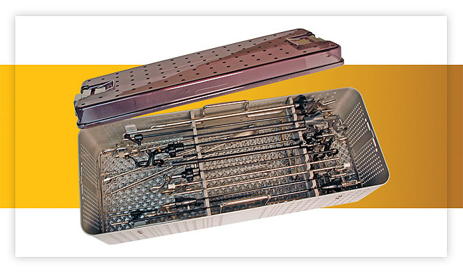 Laparoscopic instrument trays