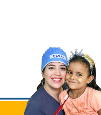 Image of woman holding child