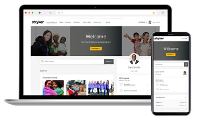 Stryker's Impact, global giving and volunteerism platform