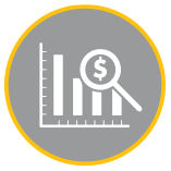 Utilization and outcome tracking icon