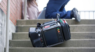 LIFEPAK 35 monitor/defibrillator is LIFEPAK TOUGH with an IP55 rating 