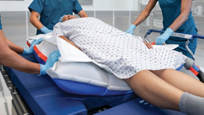 Nurses transferring patient on MP MATS 2.0