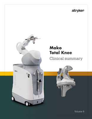 Mako Total Knee clinical summary