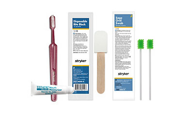 Produits d'hygiène bucco-dentaire pour les patients non ventilés