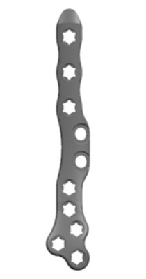 Offset Lateral Fibula Plate