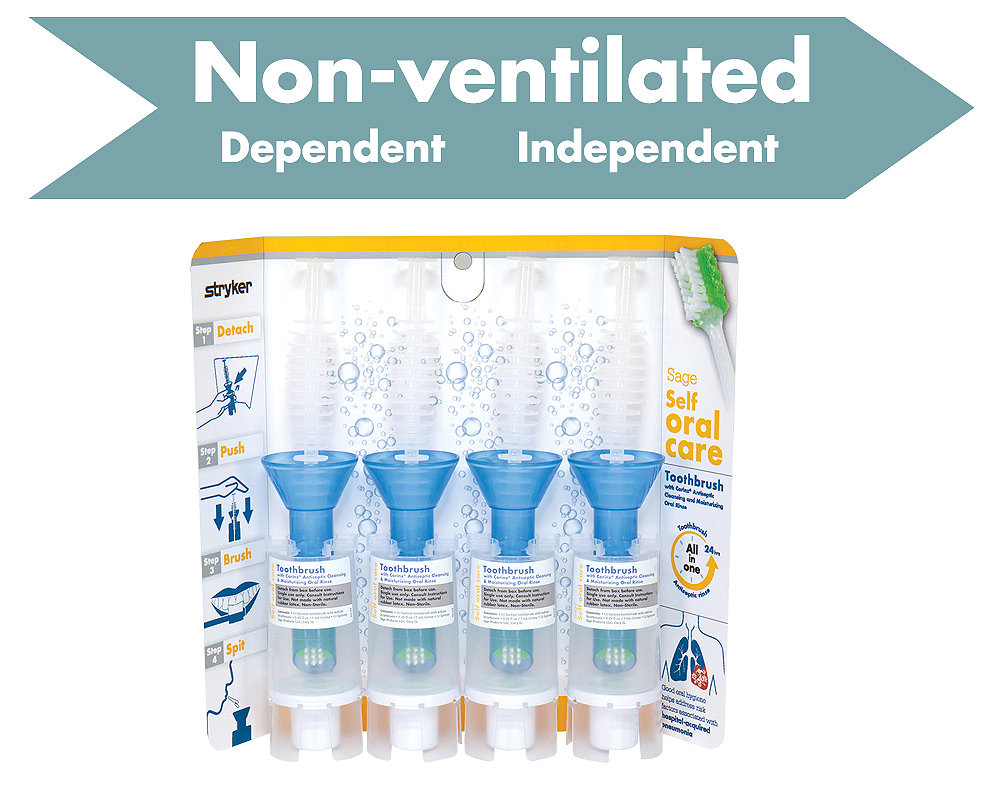 Explore oral hygiene products for dependent and independent non-ventilator patients.