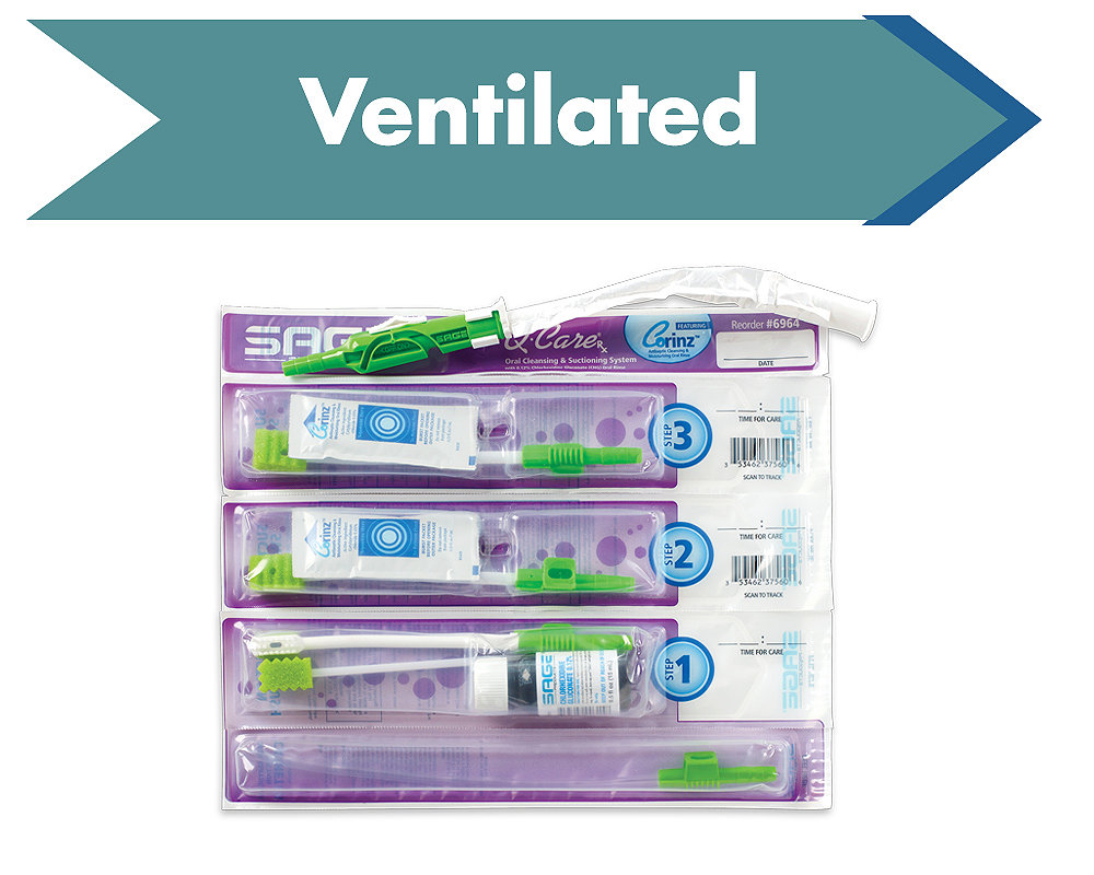 Explore oral hygiene products for ventilator patients.