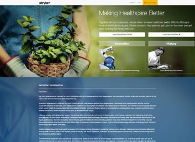 Orthopaedics UK Patient Website