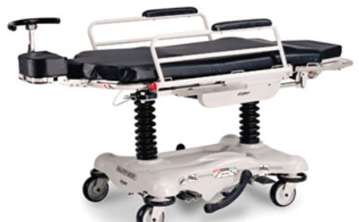 Stryker's Stretcher Chair in the flat position