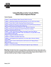 NHSN Patient Safety Component Manual