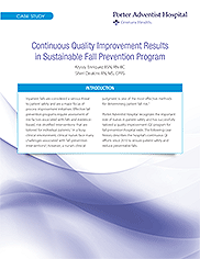Continuous Quality Improvement Results in Sustainable Fall Prevention Program