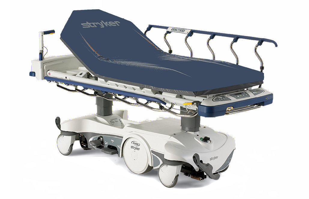 Stryker's Zoom motorized drive hospital stretcher