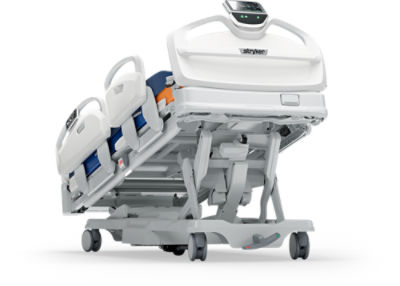 Stryker's ProCuity bed with foot-end raised