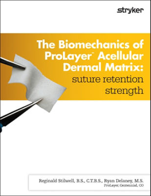 ProLayer Suture Retention Strength Case Study