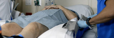 Patient on a Sage Prevalon MATS