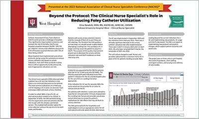 2022 IU Health catheter reduction poster