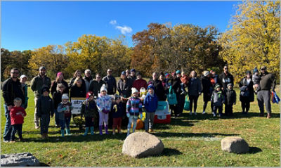 Group photo at SEA tree planting event