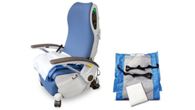 Seated positioning system - promotes early patient mobility 