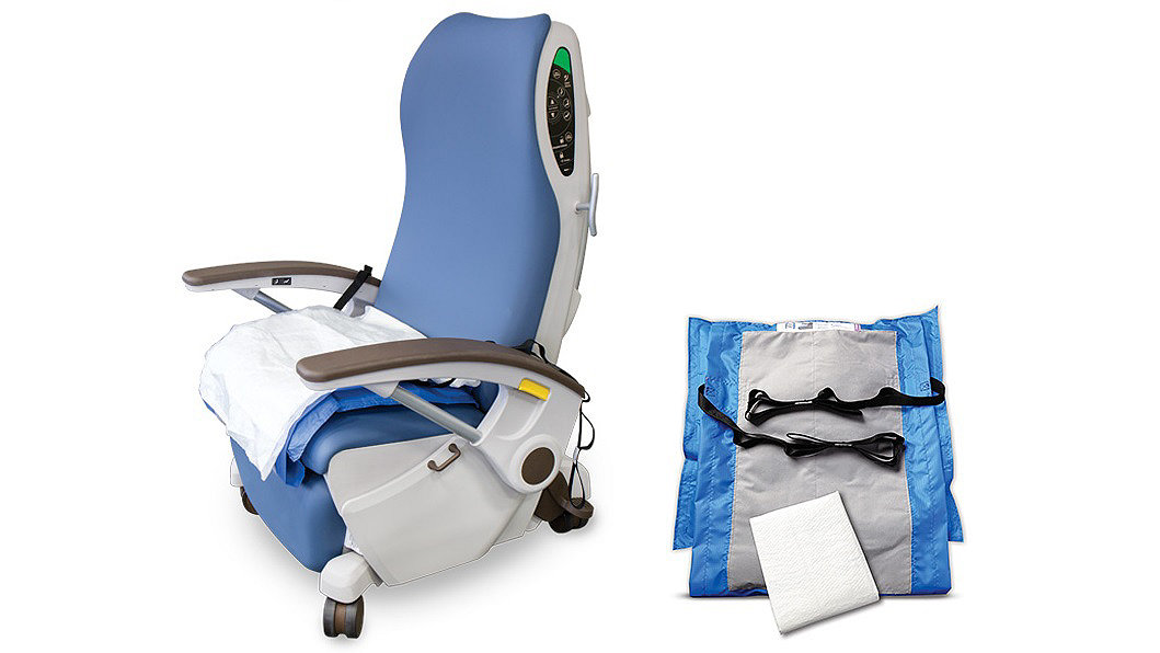 Seated positioning system - promotes early patient mobility 