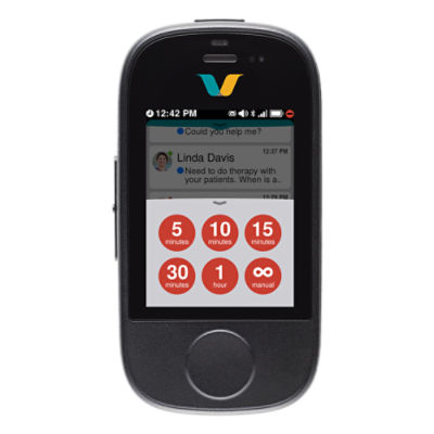 Do Not Disturb feaure shown on Smartbadge screen