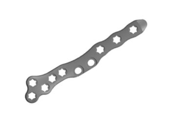 Off set Lateral Fibula Plate