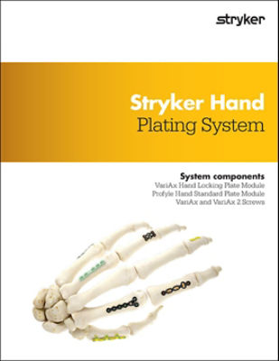 Stryker Hand Plating System Components