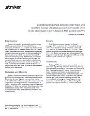 Reduction in Fluoroscopy Time with Y-Wire Study