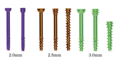 DartFire Edge Cannulated Screws 2.0mm, 2.5mm, 3.0mm