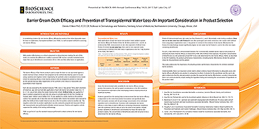 Barrier Cream Cloth Efficacy and Prevention of Transepidermal Water Loss-An Important Consideration in Product Selection
