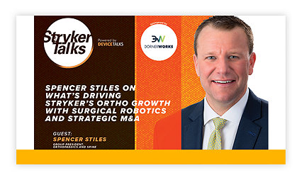 Stryker’s Stiles shares how our latest orthopaedic innovations drive growth