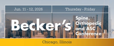 Becker's conference banner