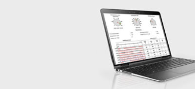 O software de análise de dados CODE-STAT apresentado num ecrã de computador portátil