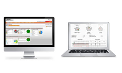 CODE-STAT data review software and LIFENET System on computer screens