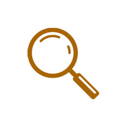 icon of magnifying glass