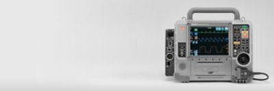 LIFEPAK 15 monitor/defibrillator on gray background