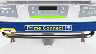 Prime Connect electric hospital stretcher footbaord