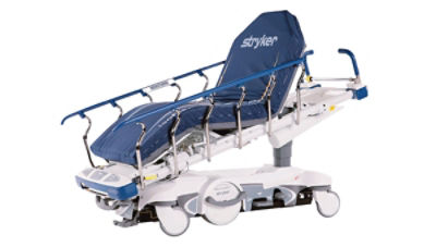 Prime Series hospital stretcher in recovery chair position