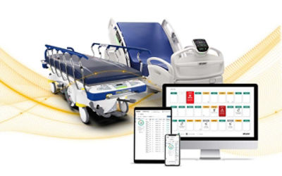hospital beds and devices screens